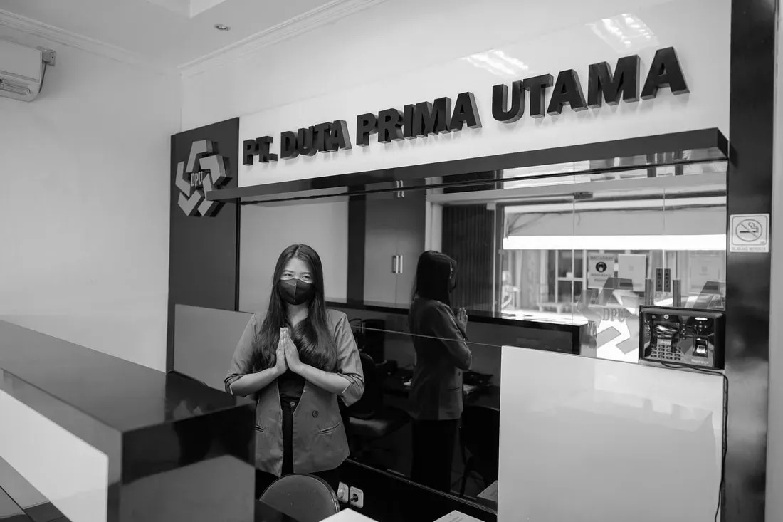 Ruang kerja tim teknis PT Duta Prima Utama