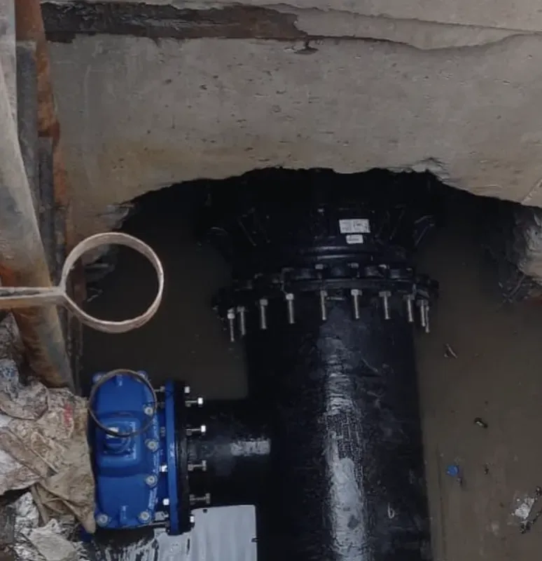 Viking Johnson - Ultragrip Flange Adaptor DN500 (for all types of pipes) Johnson Valve - Gate Valve DN300 Location : DKI